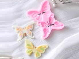 Molde silicona 2 mariposas